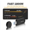 USB WiFi Adapter USB3.0 AX1800Mbps 2.4GHz 5Ghz High Gain Antenna
