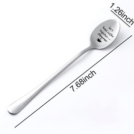 Couple Coffee Spoon Gifts for Girlfriend Boyfriend Birthday Valentines Day Gift for His and Hers Gifts for Couples Husband Wife Anniversary Wedding Gifts for Coffee Lovers Gift for Women Men