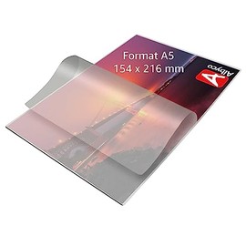 Albyco A5 Laminating Cover, Laminating Sheet, Laminating Sheet, A5 Laminating Sheet, Glossy Laminating Sheets, Pack of 100, Thickness 2x80 (160) Microns, Laminating Pouches