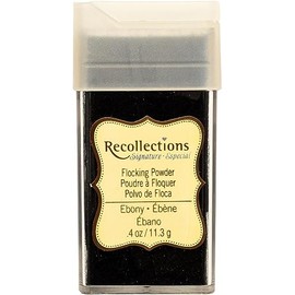 Recollections Ebony Flocking Powder .4 Oz Bottle