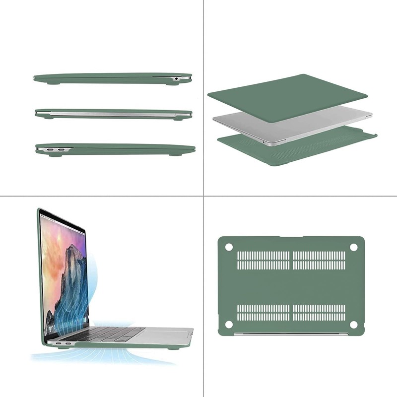 MOSISO Compatible with MacBook Air 13 inch Case 2022, 2021-2018