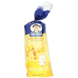 Quaker Rice Cakes Butter Popped Corn 4.5 OZ (Pack of 12)