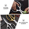 Alipis Ergonomic Metal Scissors Kitchen Shears Set Stainless Steel Shears
