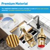 Zorqon 2 Pcs Ceramic Cartridges Replace for 45882000 45883000