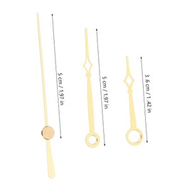 TEHAUX 1Set DIY Wall Clock Movement Mechanism Kit Silent Clock Motor Replacement Parts for Craft Clocks Easy Installation for Home Decor