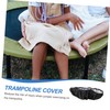 GRIRIW 1Pc Trampoline Protector Cover Durable Black Padding Replacement for