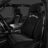 ED HARDY Car Seat Covers, Black Soft Short Plush &