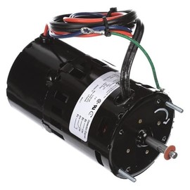 Fasco D408 3.3" Frame Open Ventilated Shaded Pole Flue Exhaust and Draft Booster Blower Motor with Sleeve Bearing, 1/150HP, 3000rpm, 115V, 60Hz, 0.5 amps