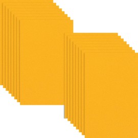 HXJDAM 16 pcs Felt Sheets, 29 cm x 18 cm Yellow Felt Fabric, Non-Woven Fabric for DIY Sewing, Crafts, and School Projects (7.2" X 11.6")