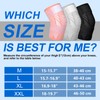 Knee Support Brace 2 Pack Compression Knee Sleeve with Straps