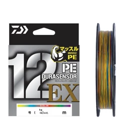 Daiwa PE Line, UVF, PE Dura-Sensor, X12EX+Si3, 400m, No. 0.8 (16lb), 5 Colors