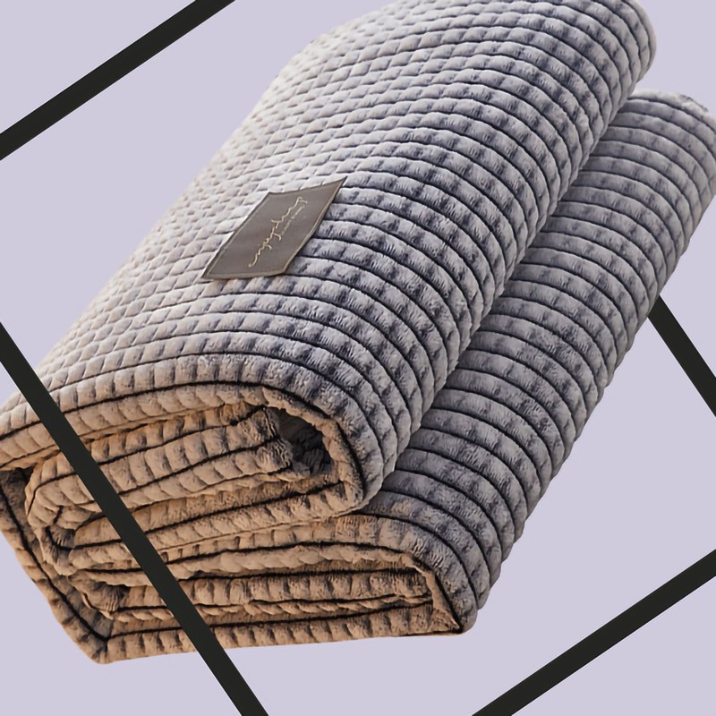 Air Conditioner Quilt Double Sided Soft Comfortable Cat Feeling Cut