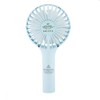 Mini USB Rechargeable Handhold Portable Desktop Cooling Fan (Blue)