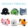 TeeTurtle - The Original Reversible Elephant Plushie - Blue +