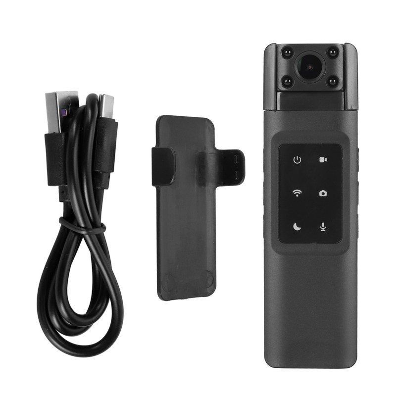 Mini Body Worn Camera Wireless WiFi 1080P HD Night Vision