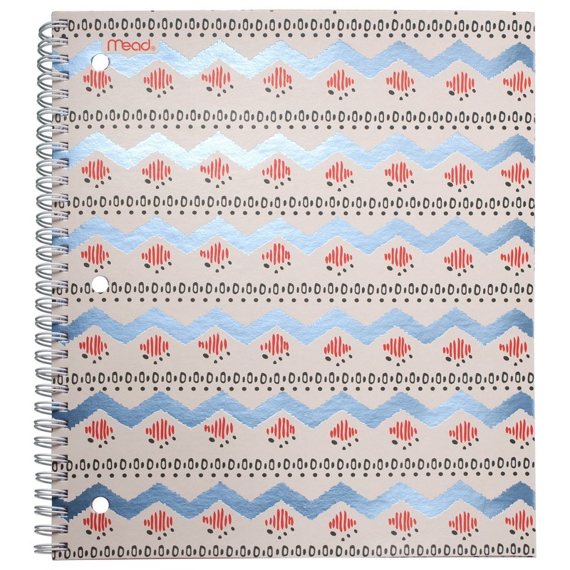 Mead Spiral Notebook, College Ruled, 80 Sheets, 9" x 10-1/2",