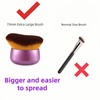 NUANJUYU Extra Wide 75mm Body Kabuki Brush - For Flawless