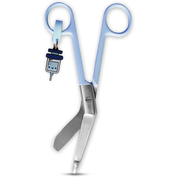 Scissors Nurse - Blunt Tip - Stainless Steel - Distinctive Keyring