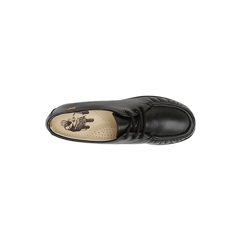 SAS Siesta Comfort Tie Black 7 W - Wide (C)