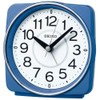 Seiko Clock Tabletop Clock Blue Metallic - Body Size: 10.8×11.0×6.0cm