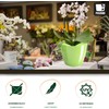 PECZEKO Shiny Flower Pot, Plastic Planter, Decorative Pot for Large