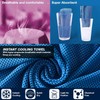 MEZOKUCEL 4 Pcs Cooling Towel, Ice Towel, Microfiber Towel, Soft