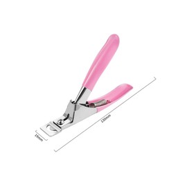 FRCOLOR 3pcs U-shaped Nail Clippers Stainless Steel Manicure Tool for Natural and Artificial Nails for Home Use and Art Enthusiasts Easy Shaping and Trimming