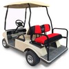 10L0L Universal Golf Cart Rear Seat Cover Dress UP Older