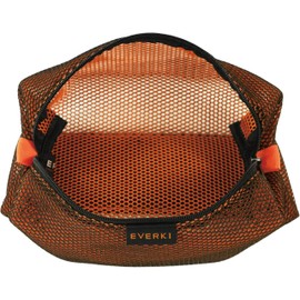 Everki Pouch - Mesh Accessories Laptop Pouch, Accessory Pouch for Cables and Chargers and Other Accessories Orange Black