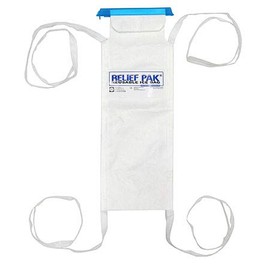Relief Pak174; Small Insulated Ice Bag with Tie Strings, 5" x 13", 10/PK
