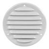 Ø 100mm / 4 inch White Metal Ventilation Grille with
