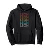 Retro Vintage LEON Pullover Hoodie