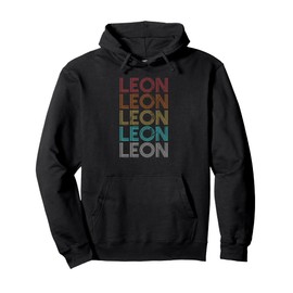Retro Vintage LEON Pullover Hoodie