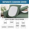 H.VERSAILTEX 3 Piece Stretch Sofa Covers for 2 Cushion Loveseat
