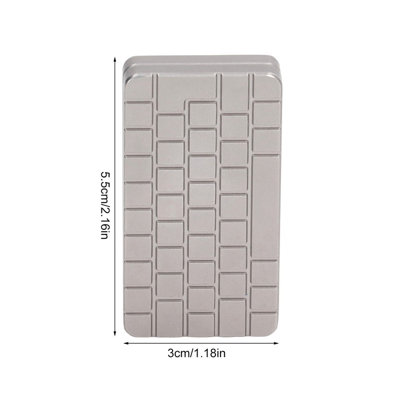 Magnetic Push Slider Computer Keyboard Printing Metal Fingertip Push Card
