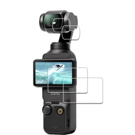 iDaPro Lens & Screen Protector for DJI Osmo Pocket 3 Screen Protector [2+2 Pieces] Tempered Glass Easy Installation