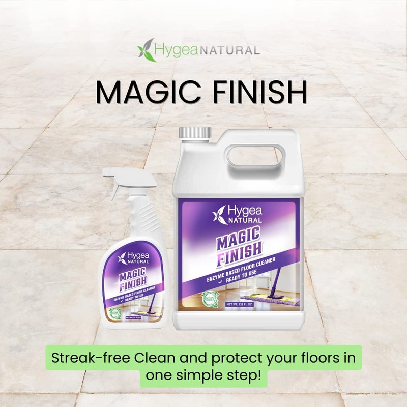 Hygea Natural Magic Finish Enzyme-Based no rinse Industrial Floor Cleaner