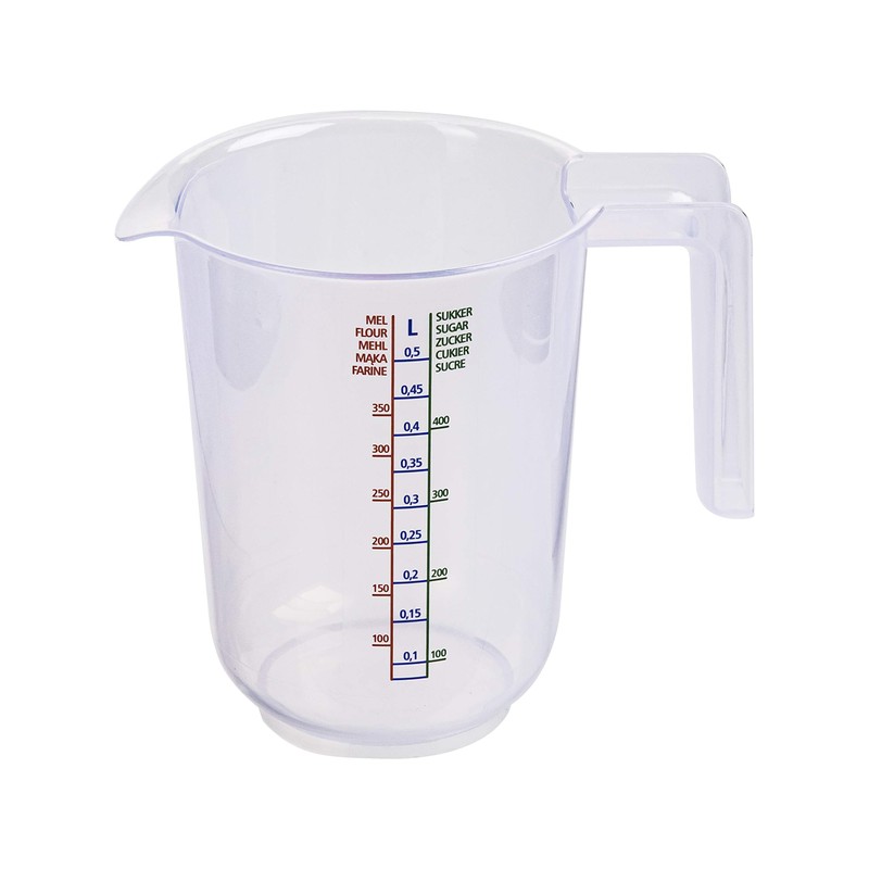 curalit Measuring Jug Mixing Bowl Set of 3 Plastic /