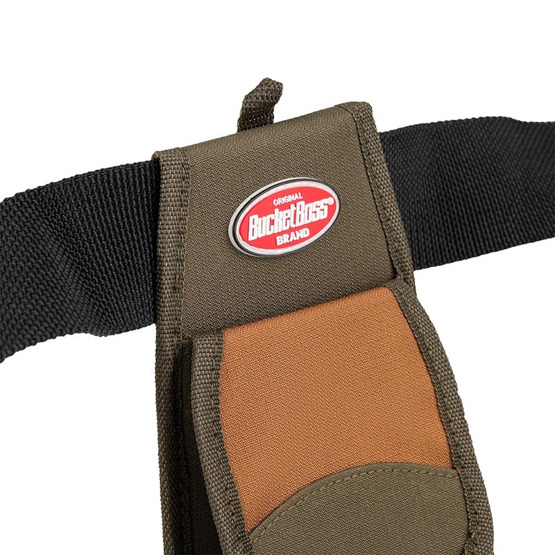 Bucket Boss Bit Keeper with Flap Fit in Brown, 54188