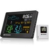 Bresser MeteoTemp Baro HZ Colour Weather Station - Your Daily Companion for Precise Weather Forecast, Room Climate Control