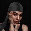Silk Durag, Durag Men Silk Wave Durag with Extra Long