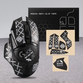 IMMOENUC Mouse Grip Tape, Suitable for G502 HERO/G502 Lightspeed Mouse, Anti-Slip Tape, PVC Material, Color Seal, Sweat Absorption and Anti-Slip Skin