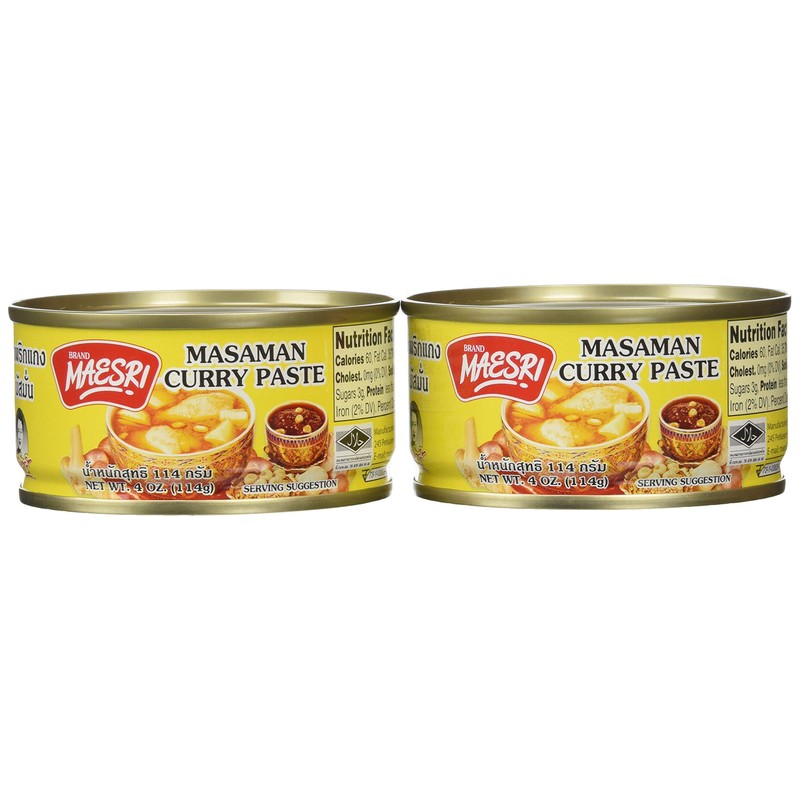 Maesri Thai masaman curry - 4 oz x 2 cans