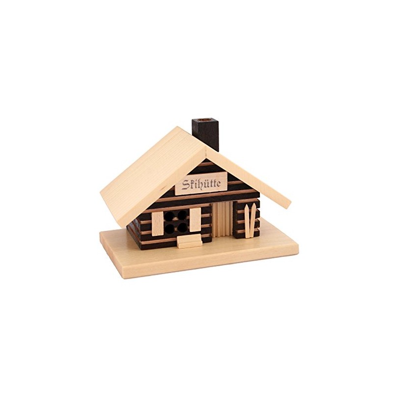 KNOX wooden incense smoker house "ski hut"