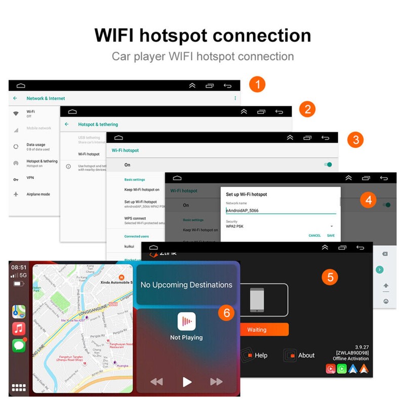 LeeKooLuu For Toyota Sequoia 2003-2007 Android 13 Apple Carplay Car