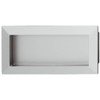 Gedotec Cassin Sliding Door Shell Handle Silver Matt Inlet Handle