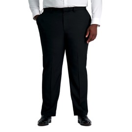 Haggar Men's Suit Pant, Black, 46x30