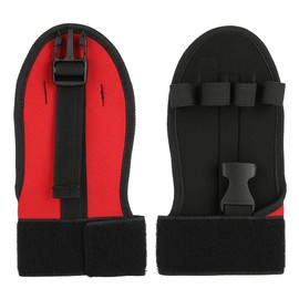 Stroke Recovery Gloves Black Finger Glove Auxiliary Fixed Glove Rehabilitation Training Equipment Hand Fist Stroke Hemiplegia Fixed Hand Fingers Traction Hand Brace Splint Support For Stroke(#1)