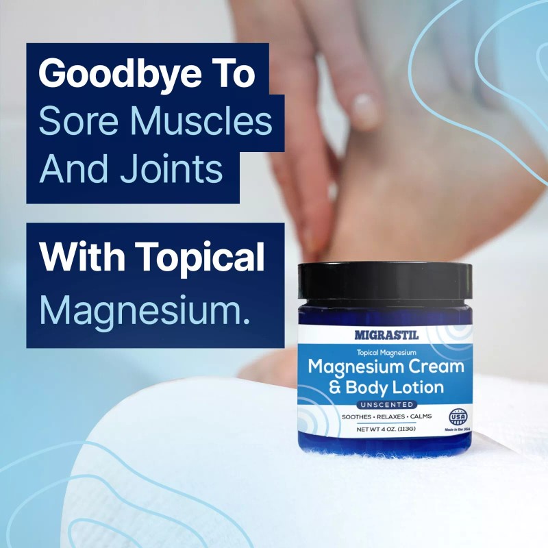 Migrastil Topical Magnesium Cream & Body Lotion