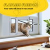 HOMEPEDIA Full-Size Window Pet Door for Cats & Small Dogs,